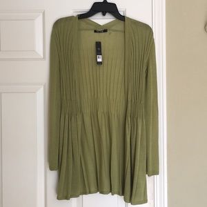New GREEN CARDIGAN